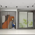 Modern System Doors And Windows Showroom Exterior With Glass Front And Interior