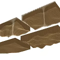 Modern Ceiling Design With Unique Wave Shapes Grid Patterns And Lighting