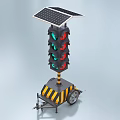 Signal light Indicator light Traffic light Mobile signal light 3d model