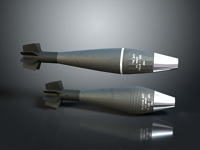 Bomb Missile Airborne Missile Shipborne Missile Cruise Missile High Altitude Bomb Guided Weapon Cruise Weapon 3d model