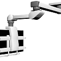 Arm Mounted Medical Device With Surgical Monitor Displaying Real Time Medical