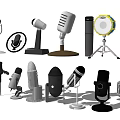Modern Microphone Mike 3d model