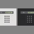 Industrial Access Control Devices in White and Black with Keypad and Weighted Level