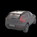 Silver SUV Car With White Seats Sunroof And 3D Front View Design