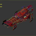 Modern fighter sci-fighter next-generation fighter sci-fighter 3d model