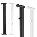 Modern Bathroom Cabinet Frame In Black And Silver Aluminum Metal Design