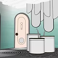 Modern toilet 3d model