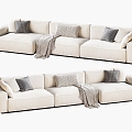 Modern Multiplayer Sofa 3d model