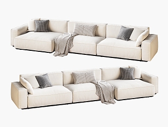 Modern Multiplayer Sofa 3d model