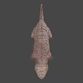 3D Rendered Naked Mole Rat With Wrinkled Skin And Large Teeth