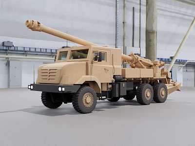 Modern Caesar Truck Gun Truck Gun model