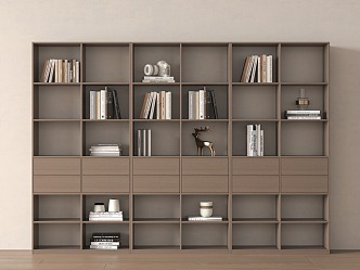 Bookcase Books 3d model