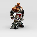 Genesis West Anime Game Character Man 3d model