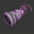 Industrial Metal Equipment With Tape Wrapped Cylindrical Body And Handle