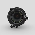 Phone Camera Lens Adapter Featuring Black Mechanical Design Metal Knobs And Mounting Structure 3d model