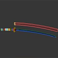 High Quality Automotive Car Parts Featuring Black And Yellow Stripe Design