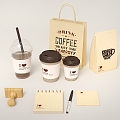 Product Beverage Coffee Brand Milk Tea 3d model