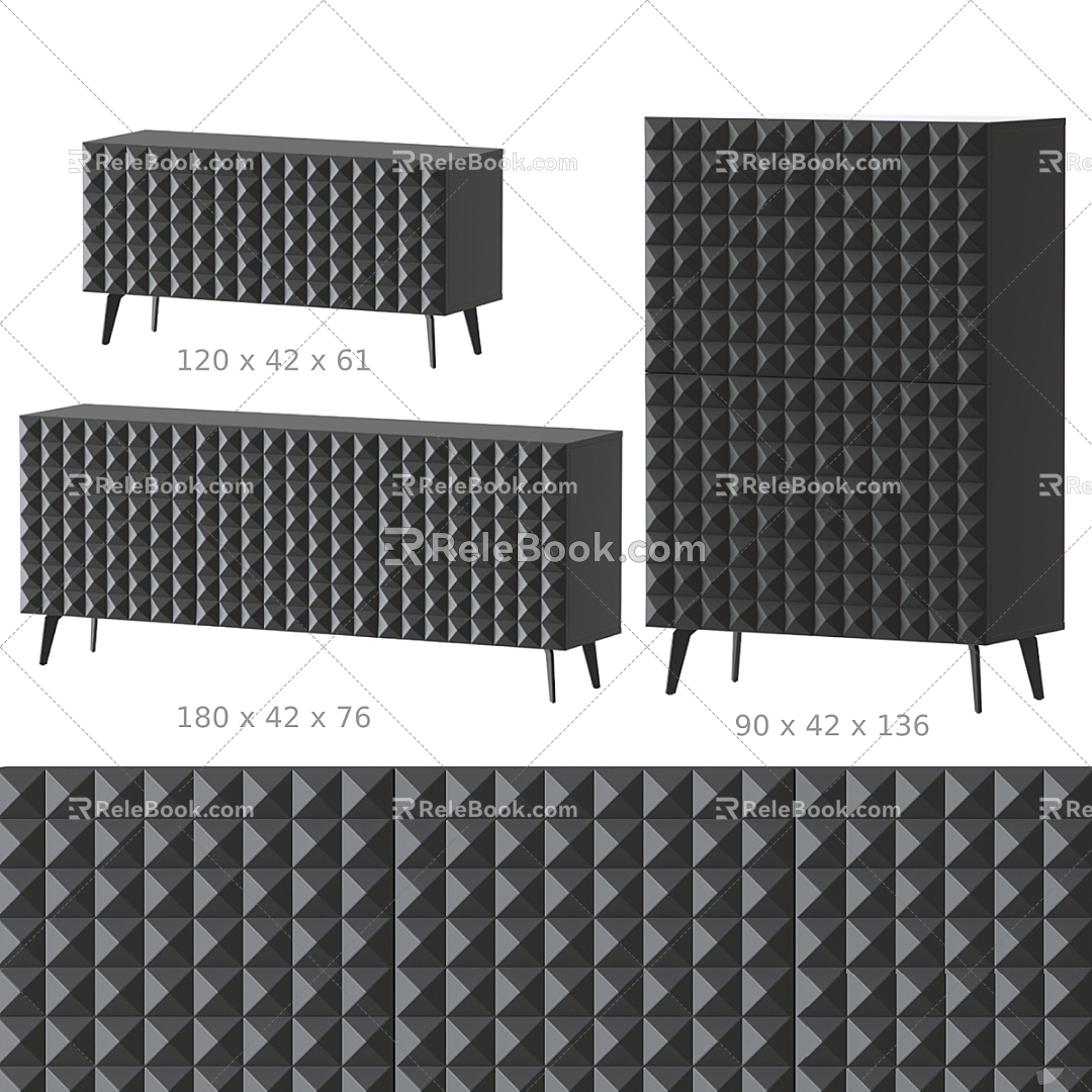 Mexico Side Cabinet 3d model