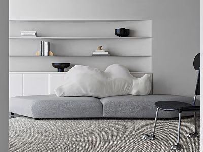 Modern Multi-person Sofa Leisure Sofa Multi-person Sofa Special-shaped Sofa Single Chair Leisure Chair Jewelry Ornaments 3d model