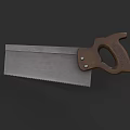 Durable Hardware Tool Hand Saw with Sharp Metal Blade and Comfortable Wooden Handle