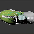 Stylish Green And White High Top Sneakers With Unique Lace Design And Mesh Upper