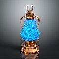 Modern kerosene lamp Old-fashioned oil lamp Old-fashioned kerosene lamp Oil lamp 3d model