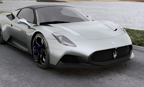 Maserati sports car 3d model