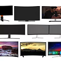 Various SAMSUNG Curved 4K UHD Smart TV Models With Scenic Displays