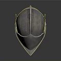 Medieval Knight Battle Helmet Metal Construction With Visor Ventilation Holes And Protective Design
