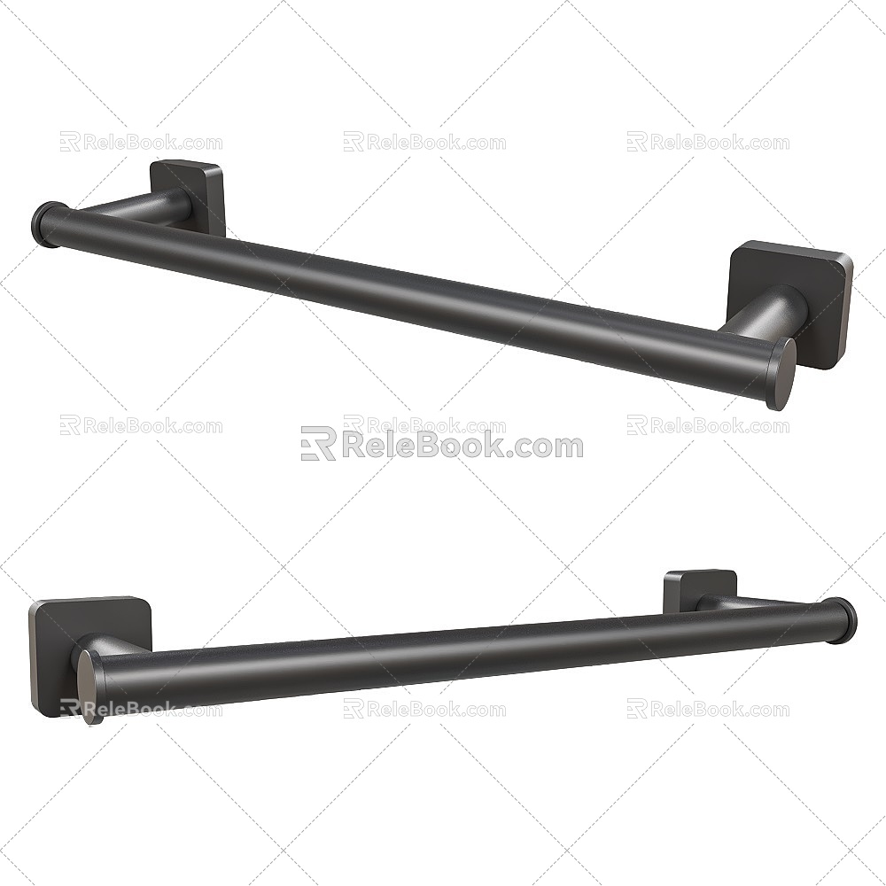 holder metal towel rack 18w 3d model