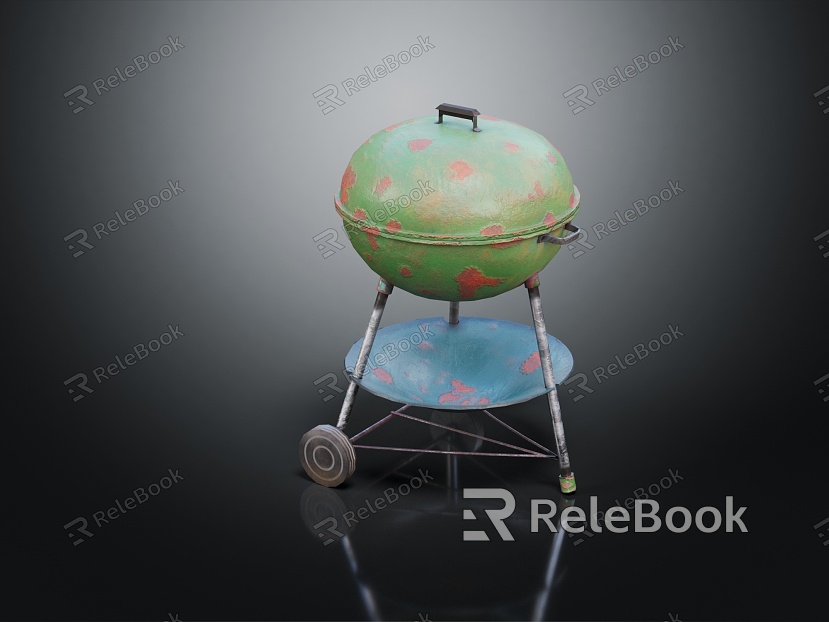 Modern Oven Charcoal Grill Picnic Cookware Outdoor Tableware Equipment model