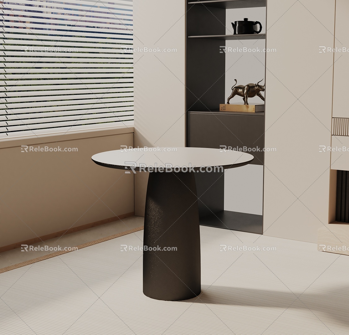 Modern Bedside Cabinet 3d model