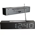Sleek Wireless Speaker with Digital Time Display and Built in Antenna
