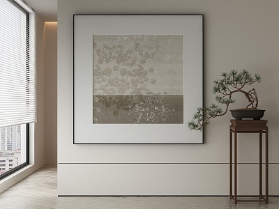 New Chinese Decorative Painting 3d model