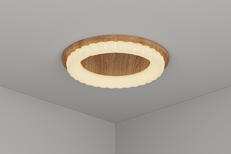 Nordic Bedroom Ceiling Lamp Round Bedroom Ceiling Lamp Children's Bedroom Ceiling Lamp Wood Grain Bedroom Ceiling Lamp Antique Bedroom Ceiling Lamp Silent Bedroom Ceiling Lamp 3d model