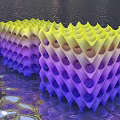 3D Printed Industrial Equipment With Honeycomb Lattice Structure And Gradient Colors