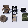 Various Modern Styles Of Comfortable Leisure Chairs With Different Colors And Contemporary Design