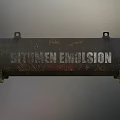 Stun Weapon Emulsion Cylinder with Rusty Metal Surface and End Connectors