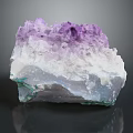 Natural Purple White Green Crystal Cluster Decorative Ornament For Home Tabletop