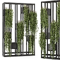 Modern potted plant stand plant potted plant 3d model