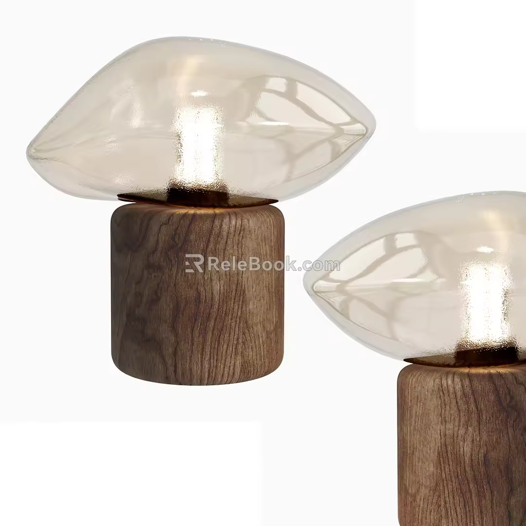 Table lamp Table lamp Glass table lamp Areti 3d model