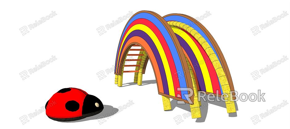 Modern slide rides model