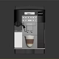 Automatic Espresso Machine With Digital Display Milk Frother And Coffee Brewing