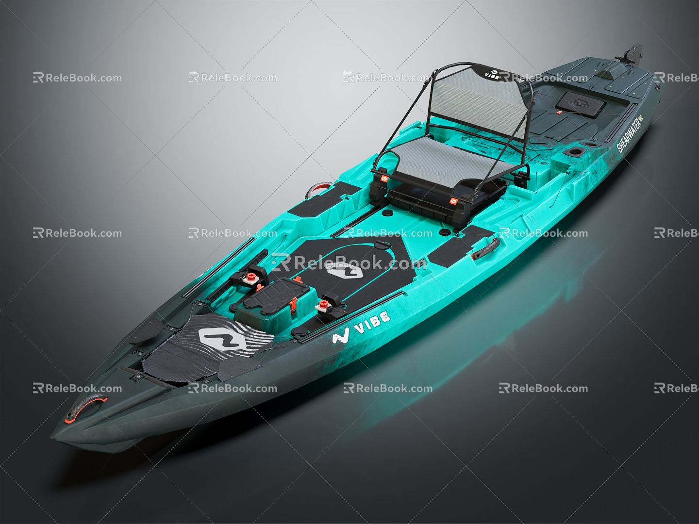 Modern Fishing Boat Fishing Boat 3d model