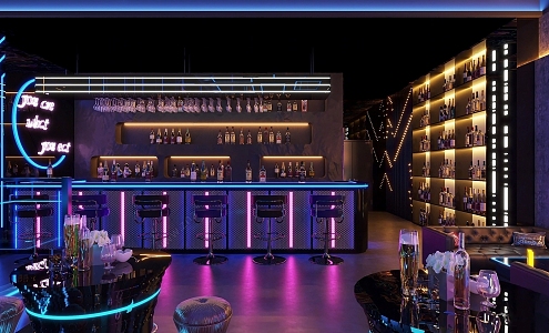 The Modern Bar 3d model