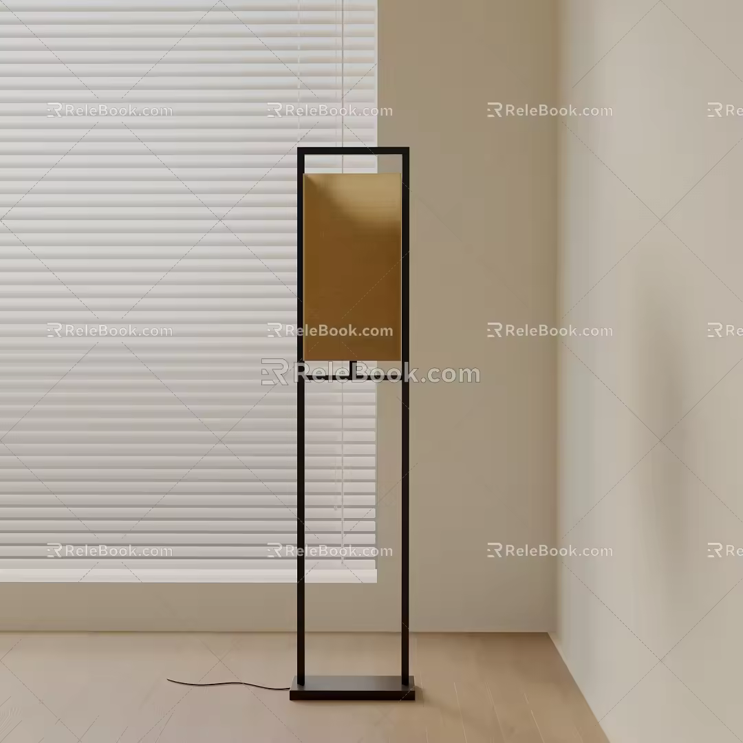 Modern floor lamp 3d model