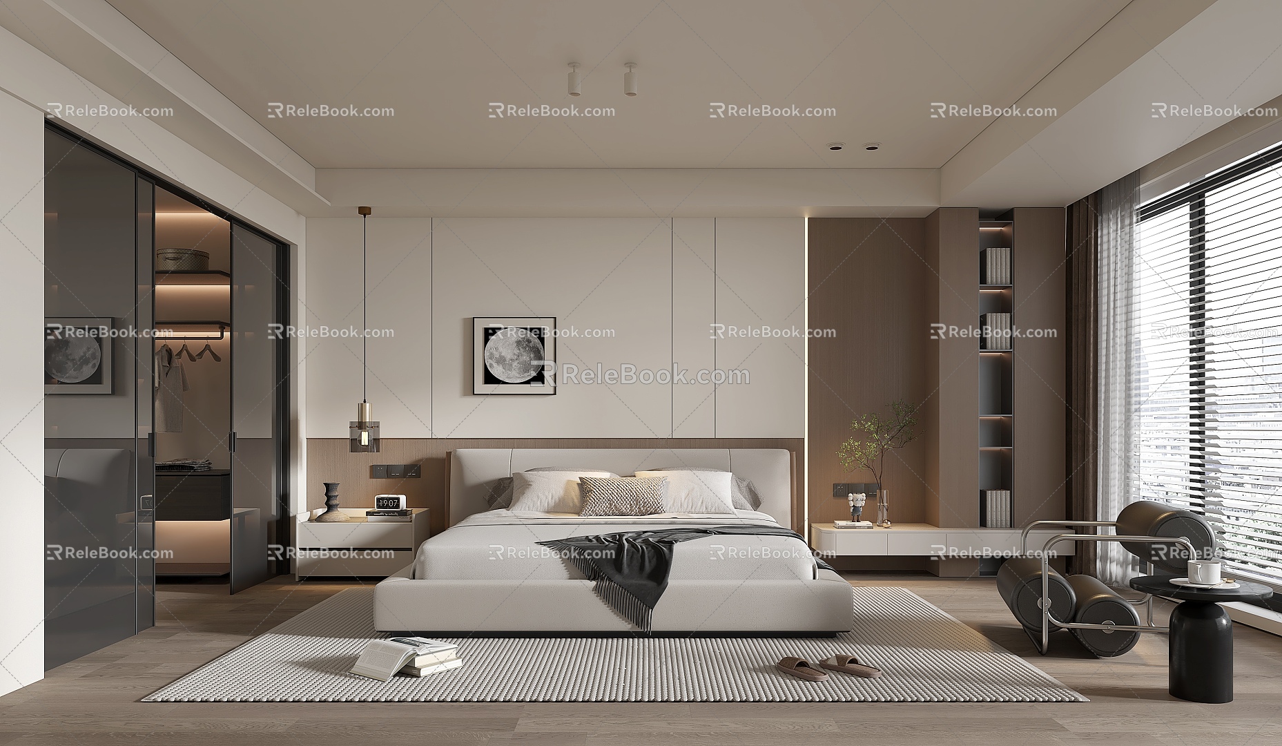 Modern Bedroom 3d model