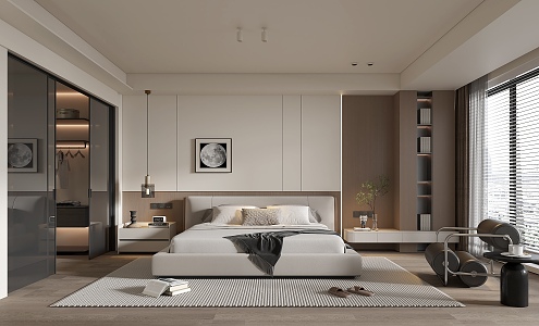 Modern Bedroom 3d model