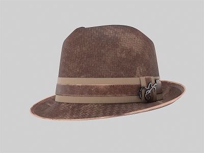 Modern hat 3d model