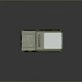 Tactical Military Weapon System Featuring Green Mechanical Structure Metal Grilles And Handle Panel